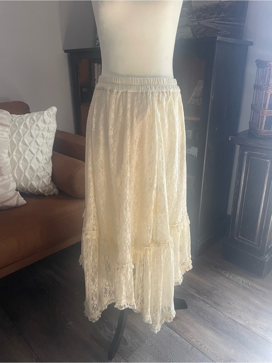 American Eagle Outfitters Dresses & Skirts - American Eagle Outfitters Cream Lace Skirt